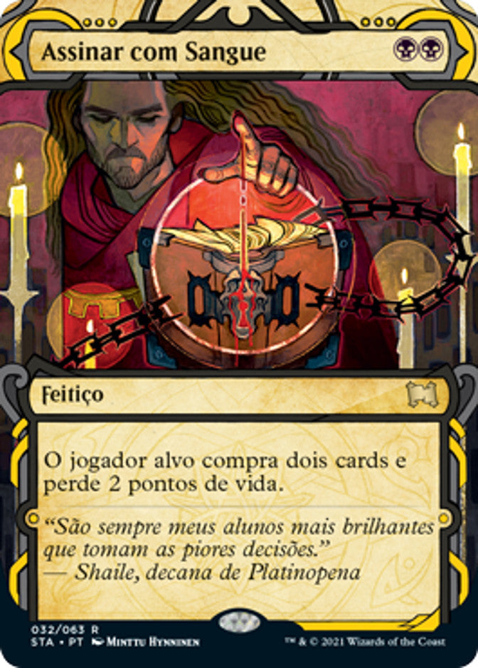 Assinar com Sangue / Sign in Blood - Magic: The Gathering - MoxLand