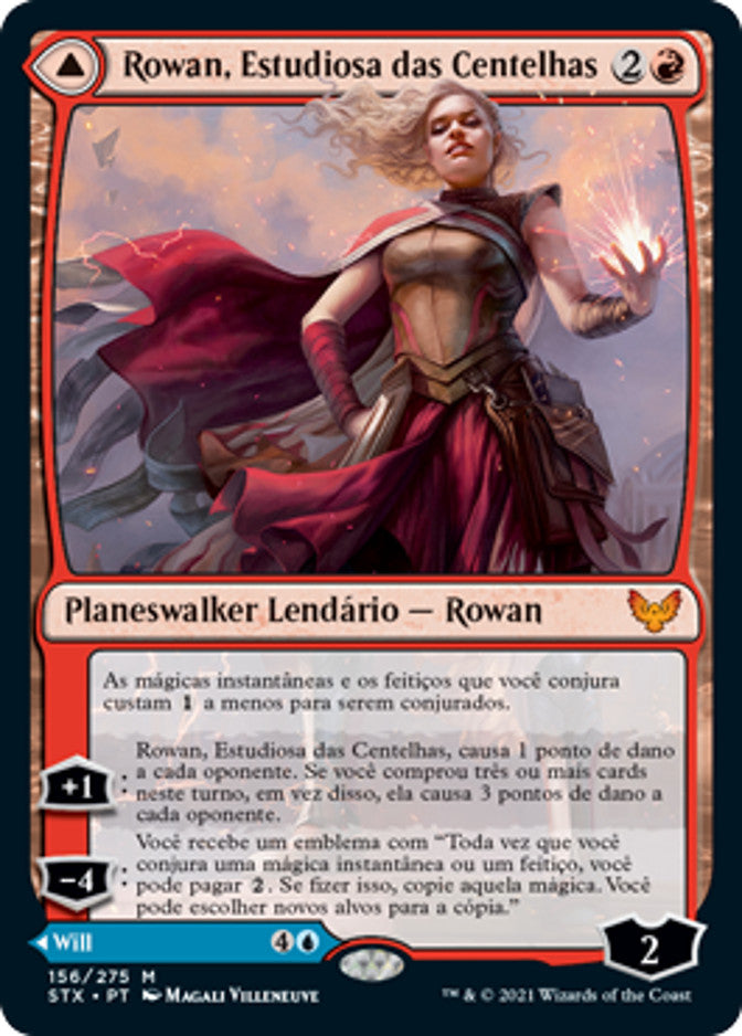 Rowan, Estudiosa das Centelhas / Rowan, Scholar of Sparks - Magic: The Gathering - MoxLand