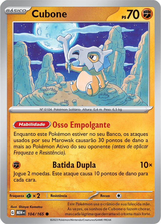 Cubone - Pokémon TCG - MoxLand