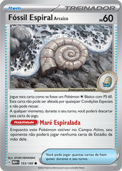 Fóssil Espiral Arcaico - Pokémon TCG - MoxLand