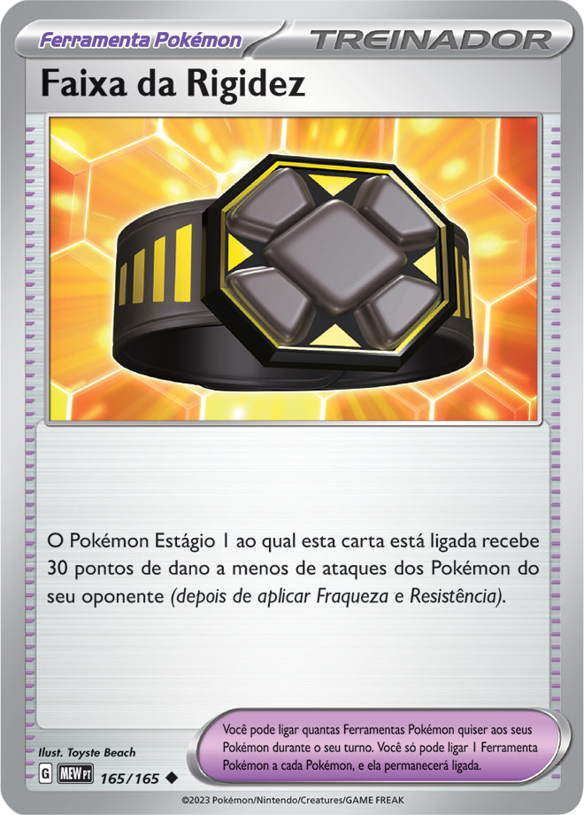 Faixa da Rigidez - Pokémon TCG - MoxLand