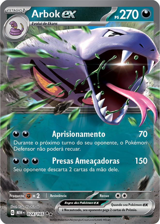 Arbok ex - Pokémon TCG - MoxLand