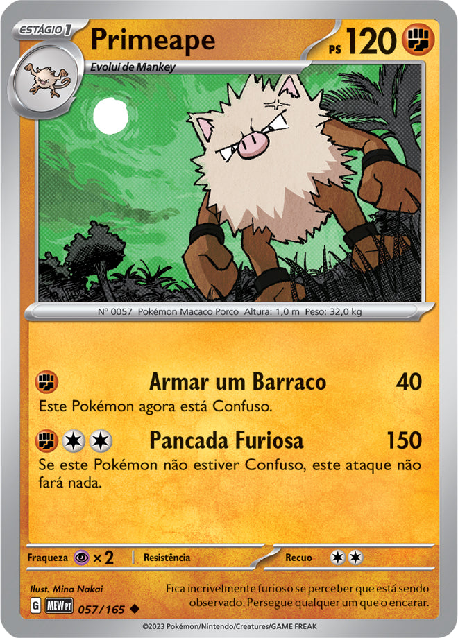 Primeape - Pokémon TCG - MoxLand