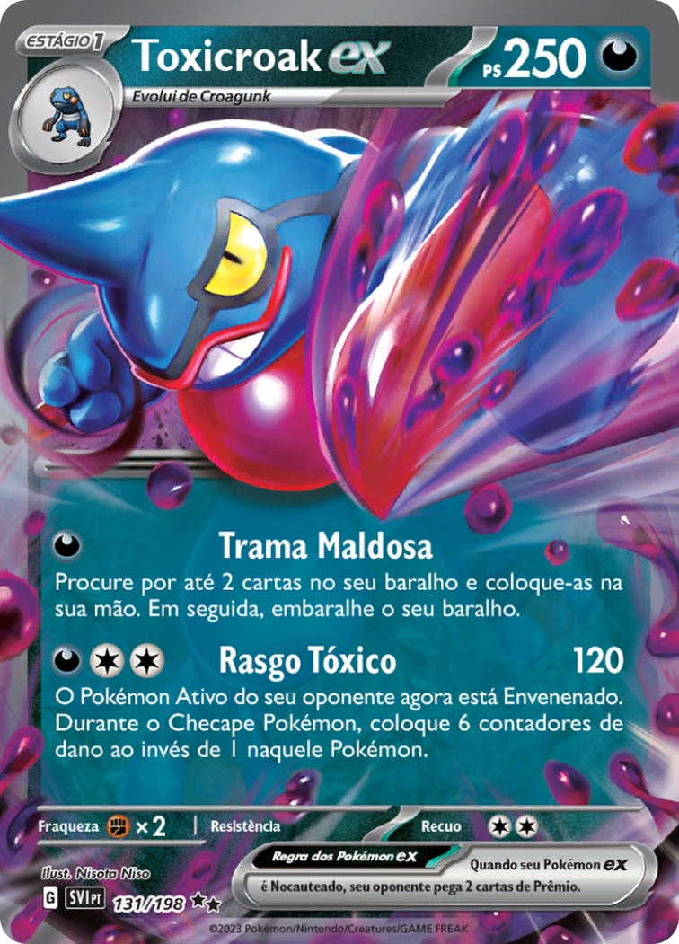 Toxicroak ex - Pokémon TCG - MoxLand