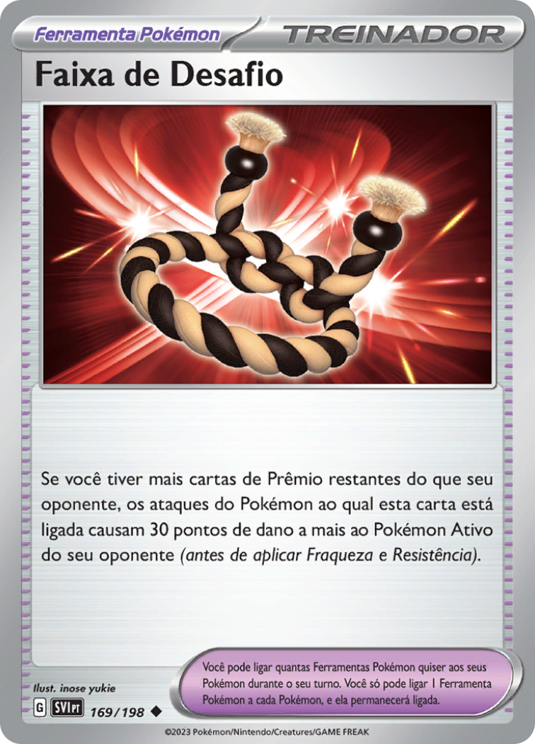 Faixa de Desafio - Pokémon TCG - MoxLand