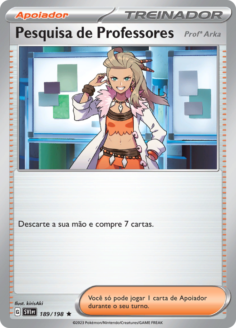 Pesquisa de Professores - Pokémon TCG - MoxLand