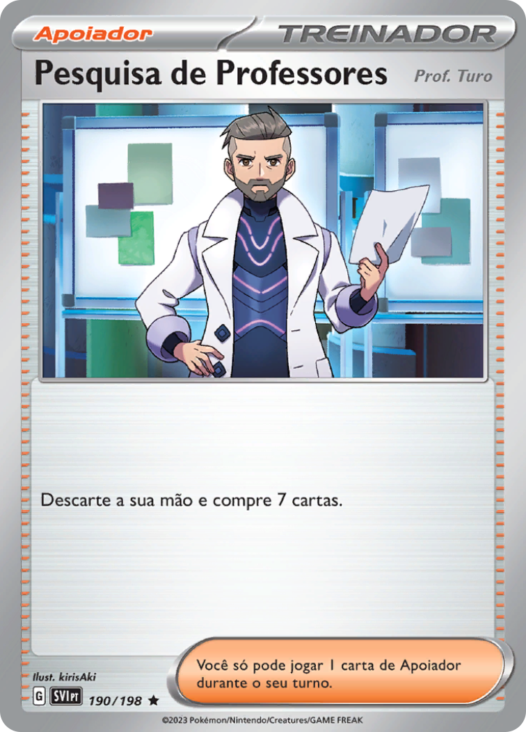 Pesquisa de Professores - Pokémon TCG - MoxLand