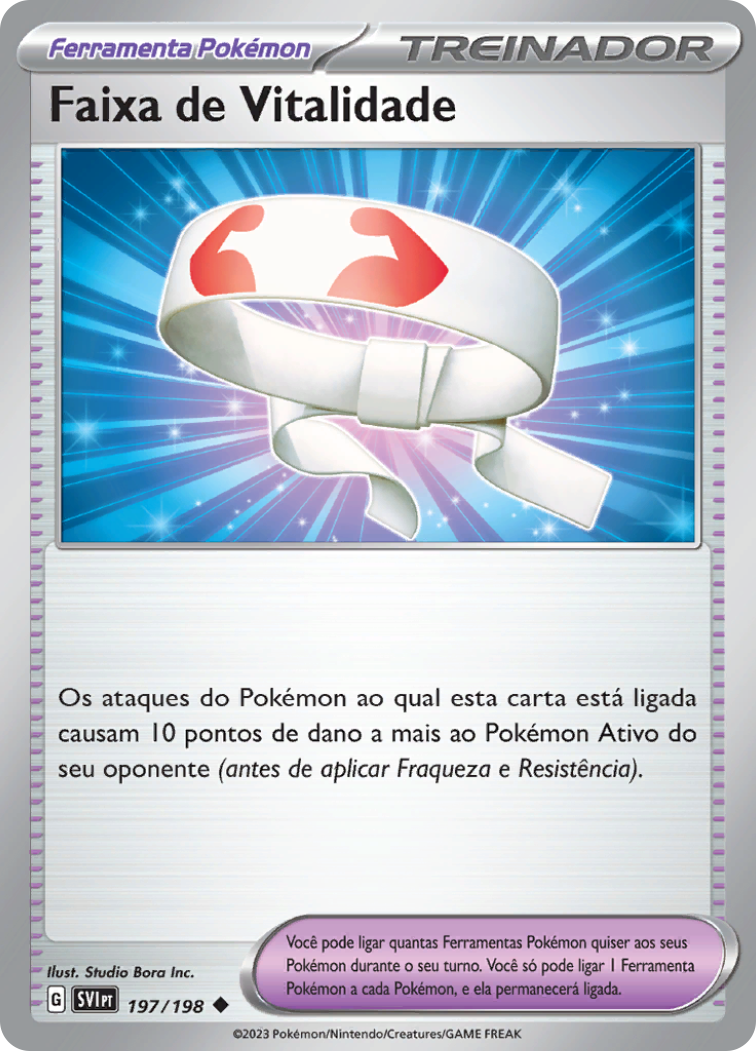 Faixa de Vitalidade - Pokémon TCG - MoxLand