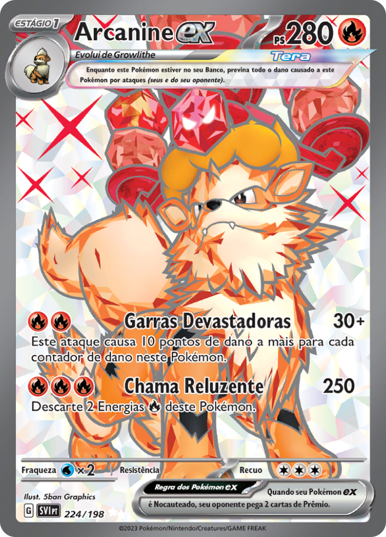 Arcanine ex - Pokémon TCG - MoxLand