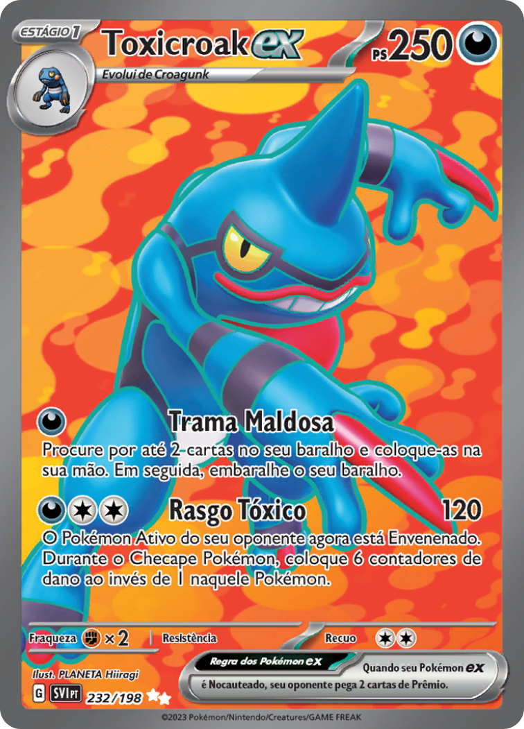 Toxicroak ex - Pokémon TCG - MoxLand