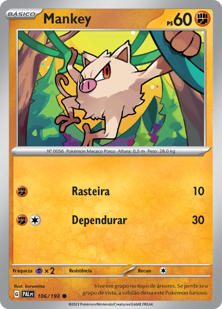 Mankey - Pokémon TCG - MoxLand