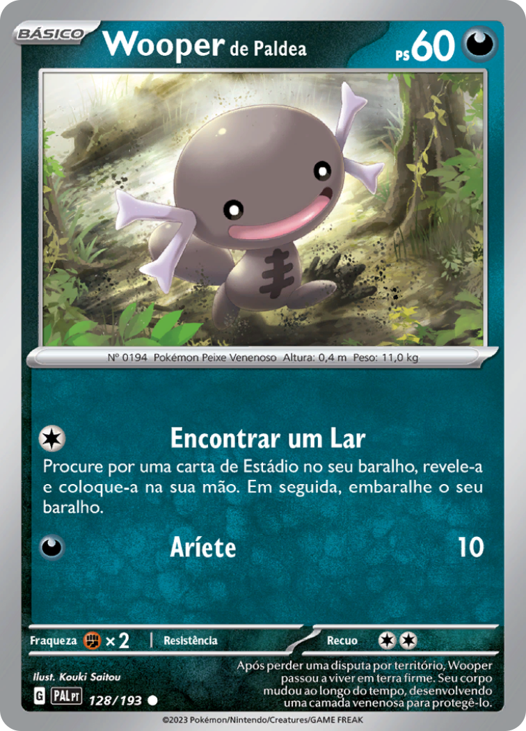 Wooper de Paldea - Pokémon TCG - MoxLand