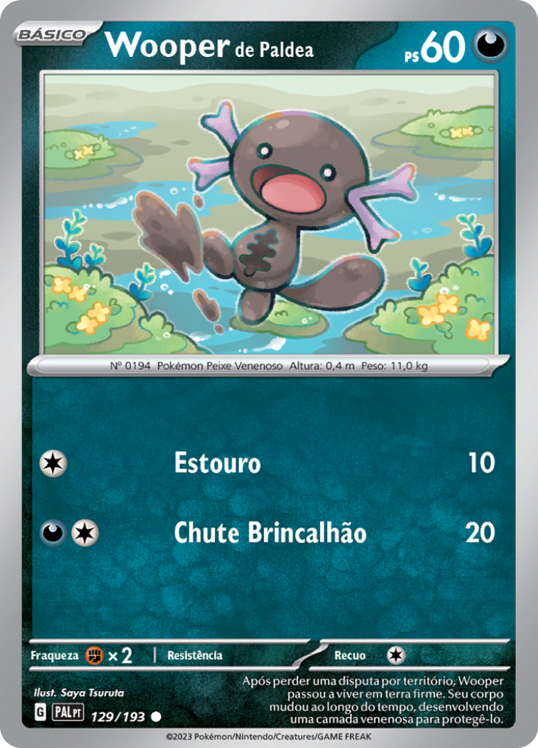 Wooper de Paldea - Pokémon TCG - MoxLand