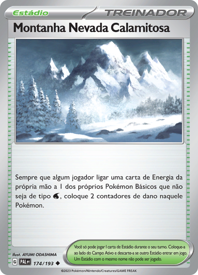 Montanha Nevada Calamitosa - Pokémon TCG - MoxLand