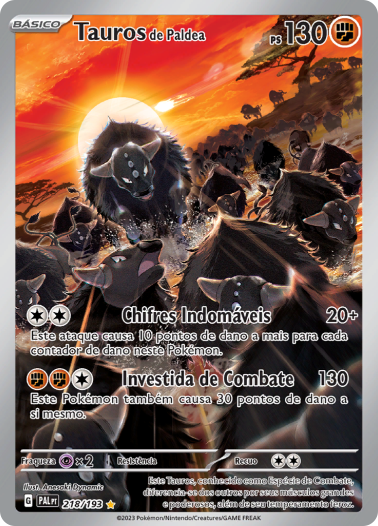 Tauros de Paldea - Pokémon TCG - MoxLand