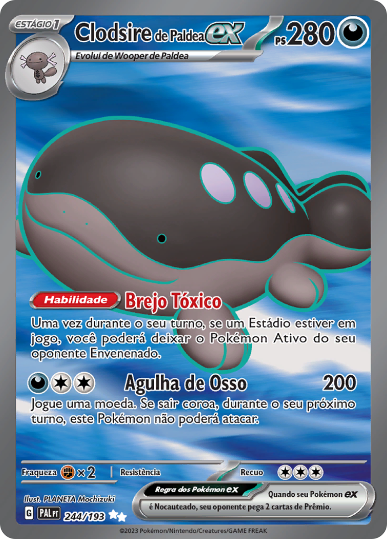 Clodsire de Paldea ex - Pokémon TCG - MoxLand