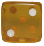 Dr. Dice - D6 Amarelo Transparente - Dr. Dice - MoxLand