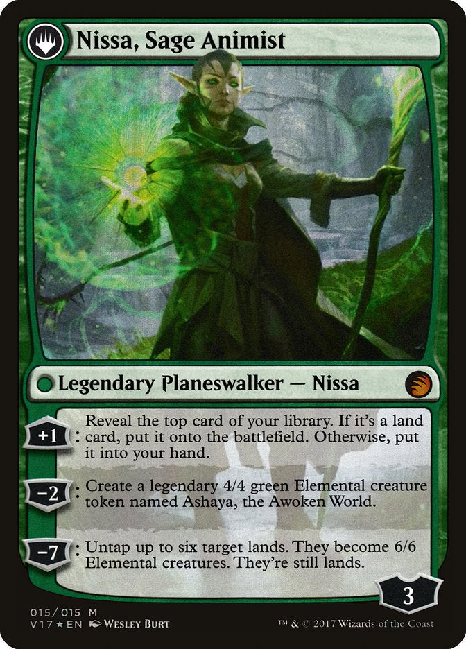 Nissa, Vidente de Matavasta / Nissa, Vastwood Seer - Magic: The Gathering - MoxLand