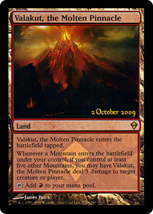 Valakut, o Pináculo Derretido / Valakut, the Molten Pinnacle - Magic: The Gathering - MoxLand